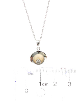 Colgante de diamantes en oro blanco