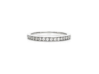 14K White Gold 0.40cttw Diamond Eternity Ring, size 6