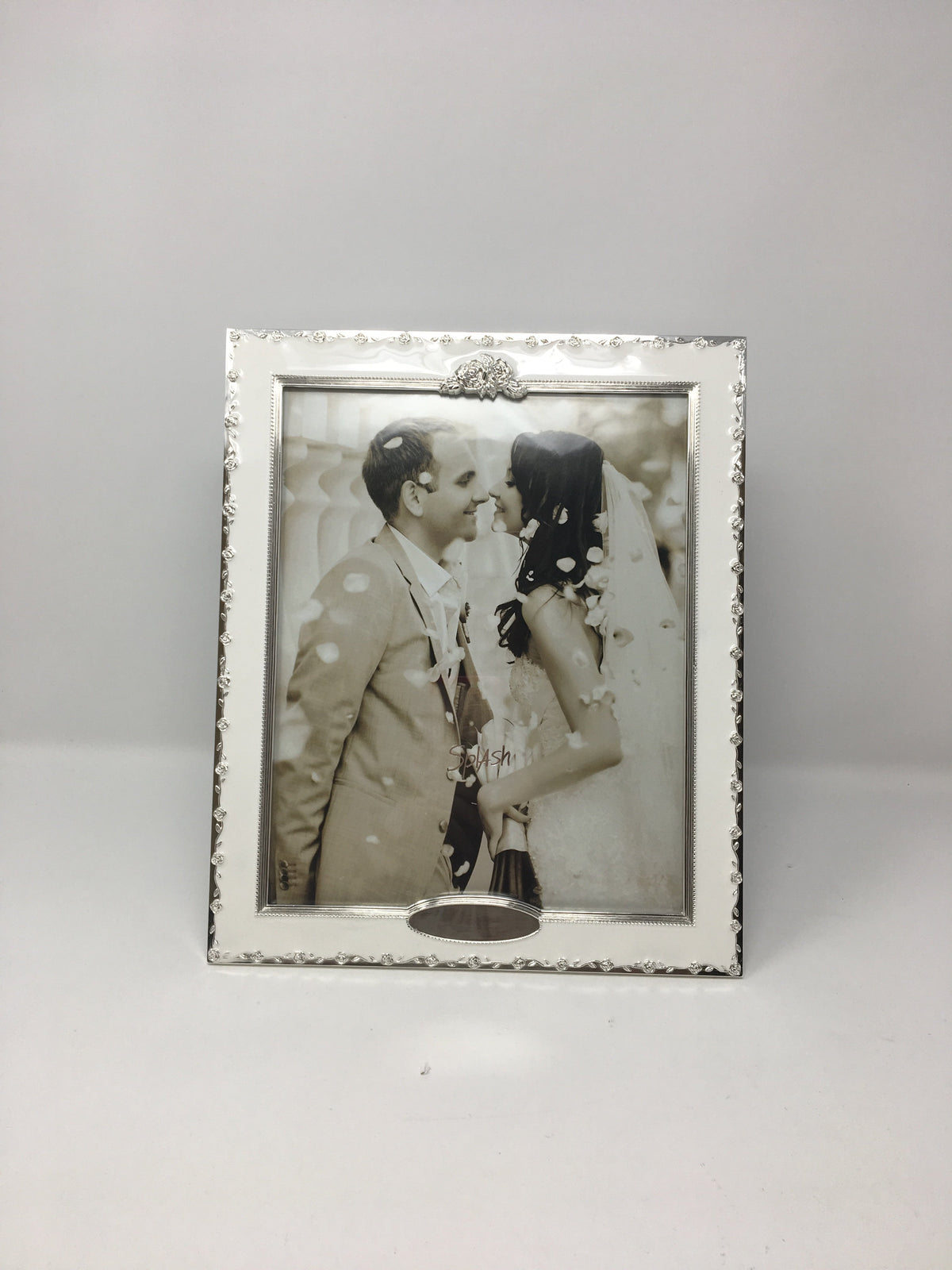 Picture Frame Silver with White Epoxy