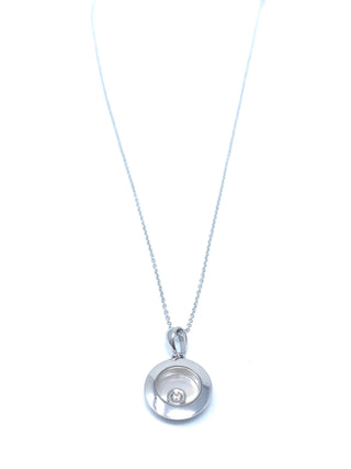 Colgante de diamantes en oro blanco
