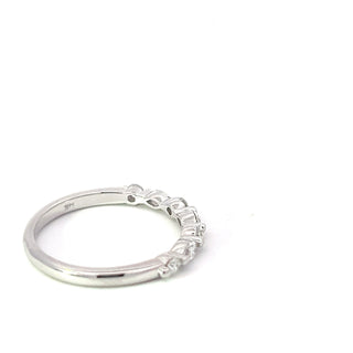 Anillo de diamantes de 0,40 quilates en oro blanco de 14 quilates - talla 6,5