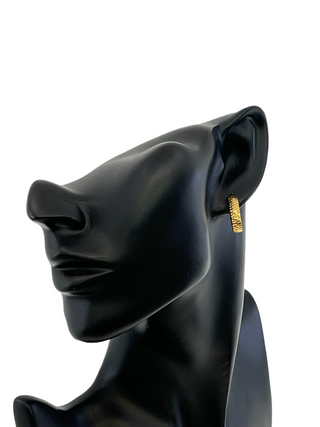 Pendientes de oro amarillo de 10 quilates de 23 mm