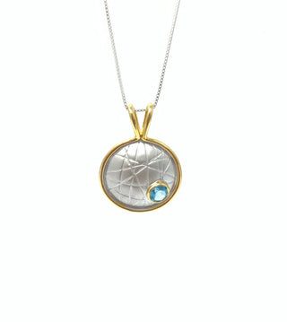 Blue Topaz Pendant