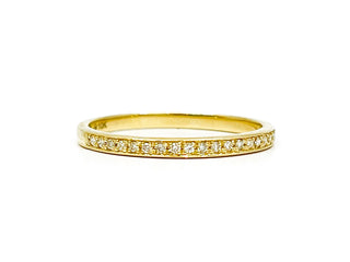 10K Yellow Gold 0.10cttw Diamond  Ring