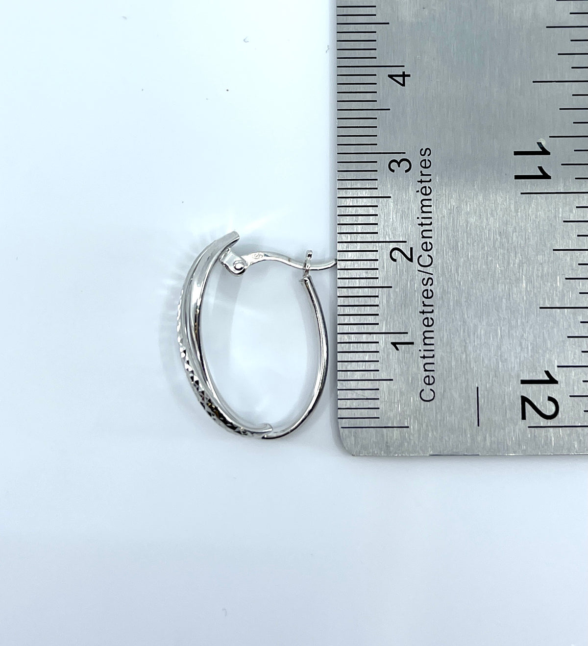 10K White Gold Earrings