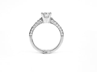 14K White Gold 1.84cttw Diamond Engagement Ring