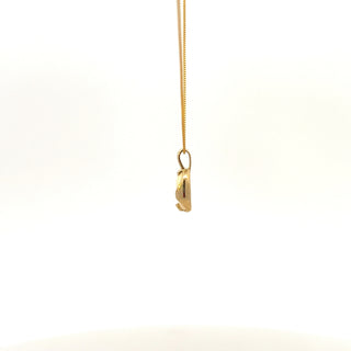 Colgante de ópalo de oro amarillo de 10 quilates