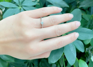 10K White Gold 0.15cttw Diamond Ring