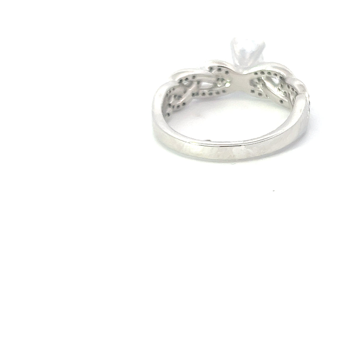 14K Oval Cut Diamond Ring