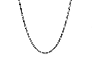 Cadena Franco de plata de ley, 24" 
