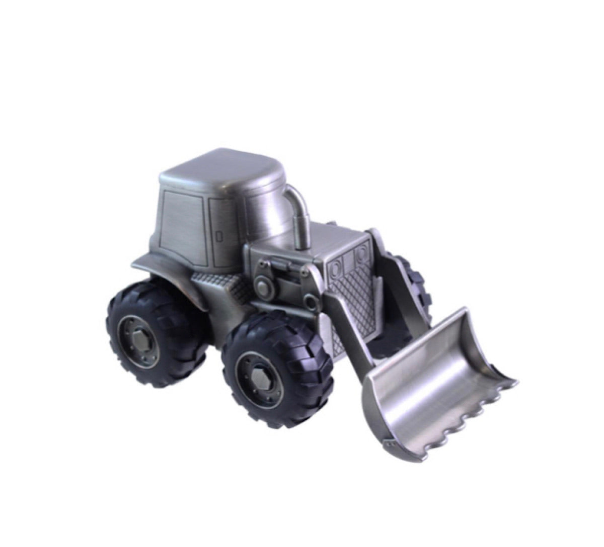 Pewter Engraveable Tractor Money Bank - 086250