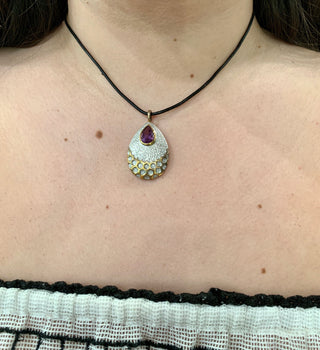 Colgante Plata Amatista