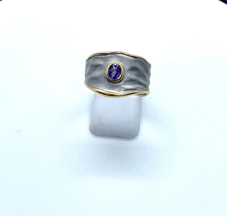 anillo de amatista