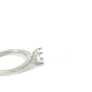 14K Oval Cut Diamond Ring