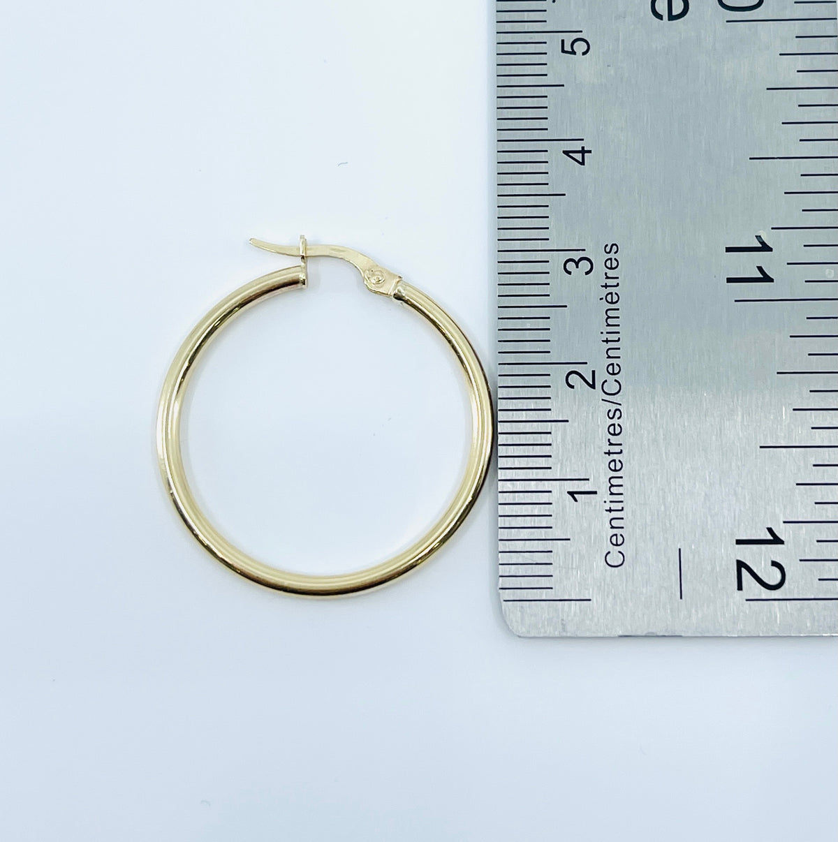 10K Yellow Gold Hoop Earrings