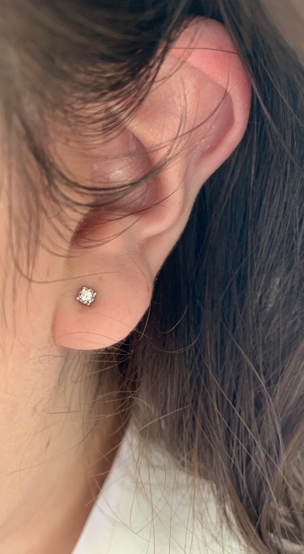 Pendientes de diamantes