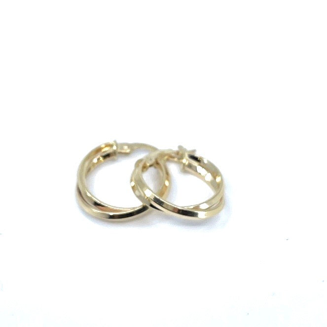 10K Yellow Gold Hoop Earrings