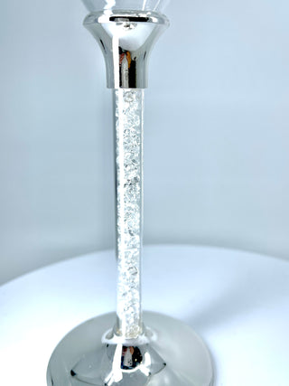 2 Piezas De Champán Con Tallo De Cristal