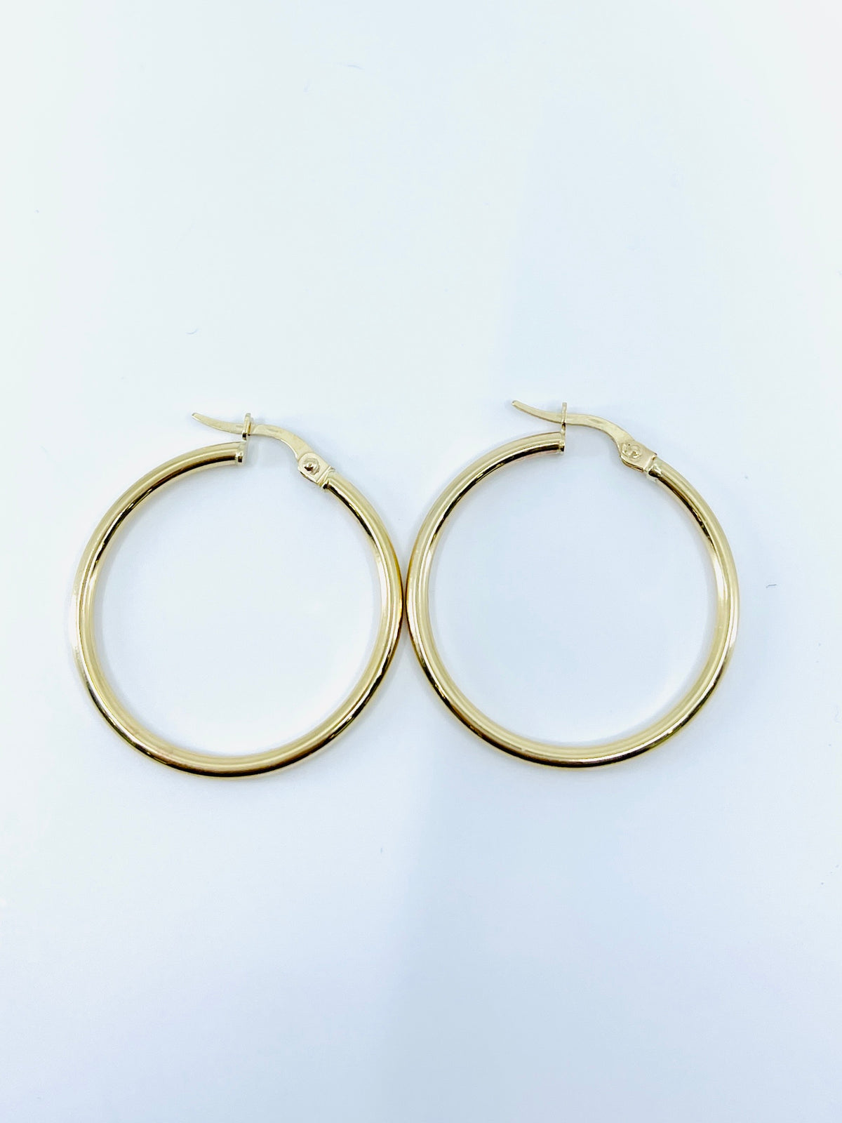 10K Yellow Gold Hoop Earrings