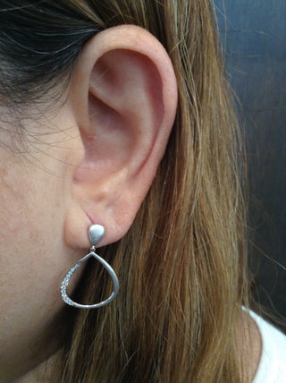Pendientes de diamantes