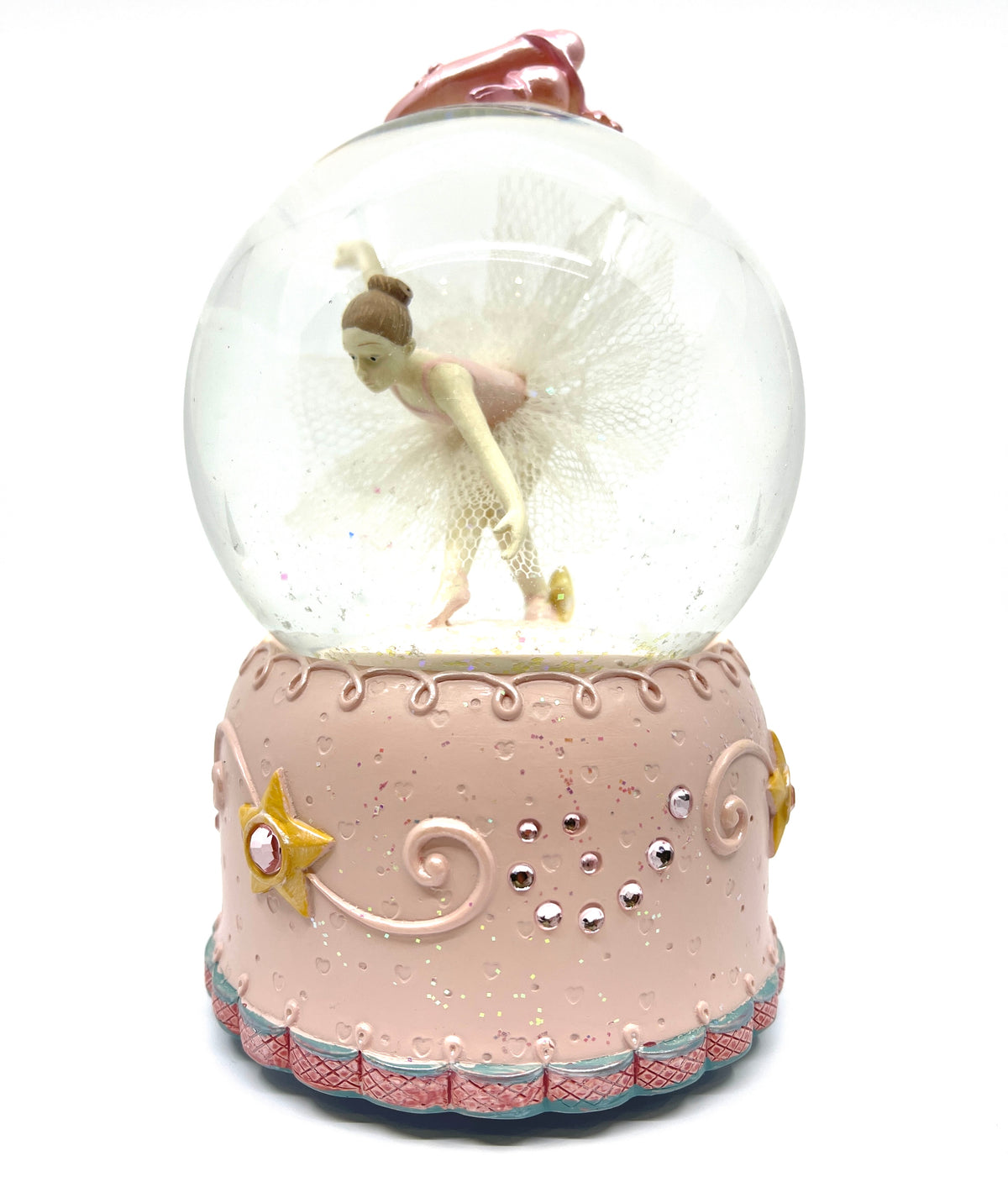 Figura de bailarina con globo de agua musical