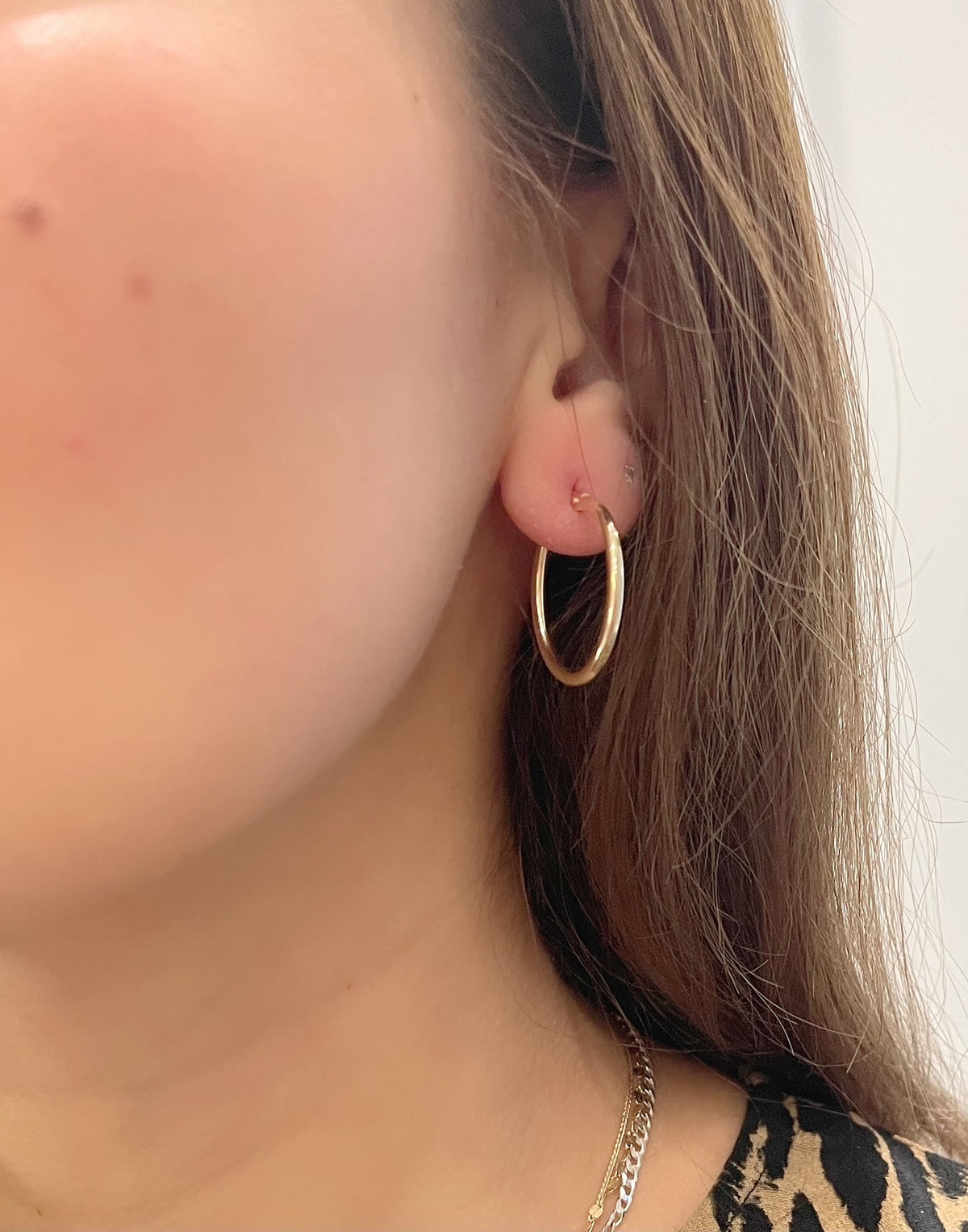 10K Yellow Gold Hoop Earrings