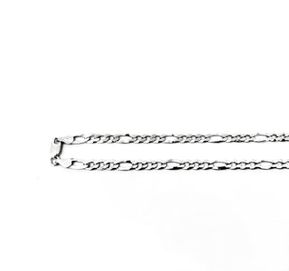 Cadena Figaro de plata de ley 925 - 22" - 5,6 mm 