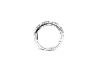 14K White Gold 1.17cttw Canadian Diamond Ring, size 6.5