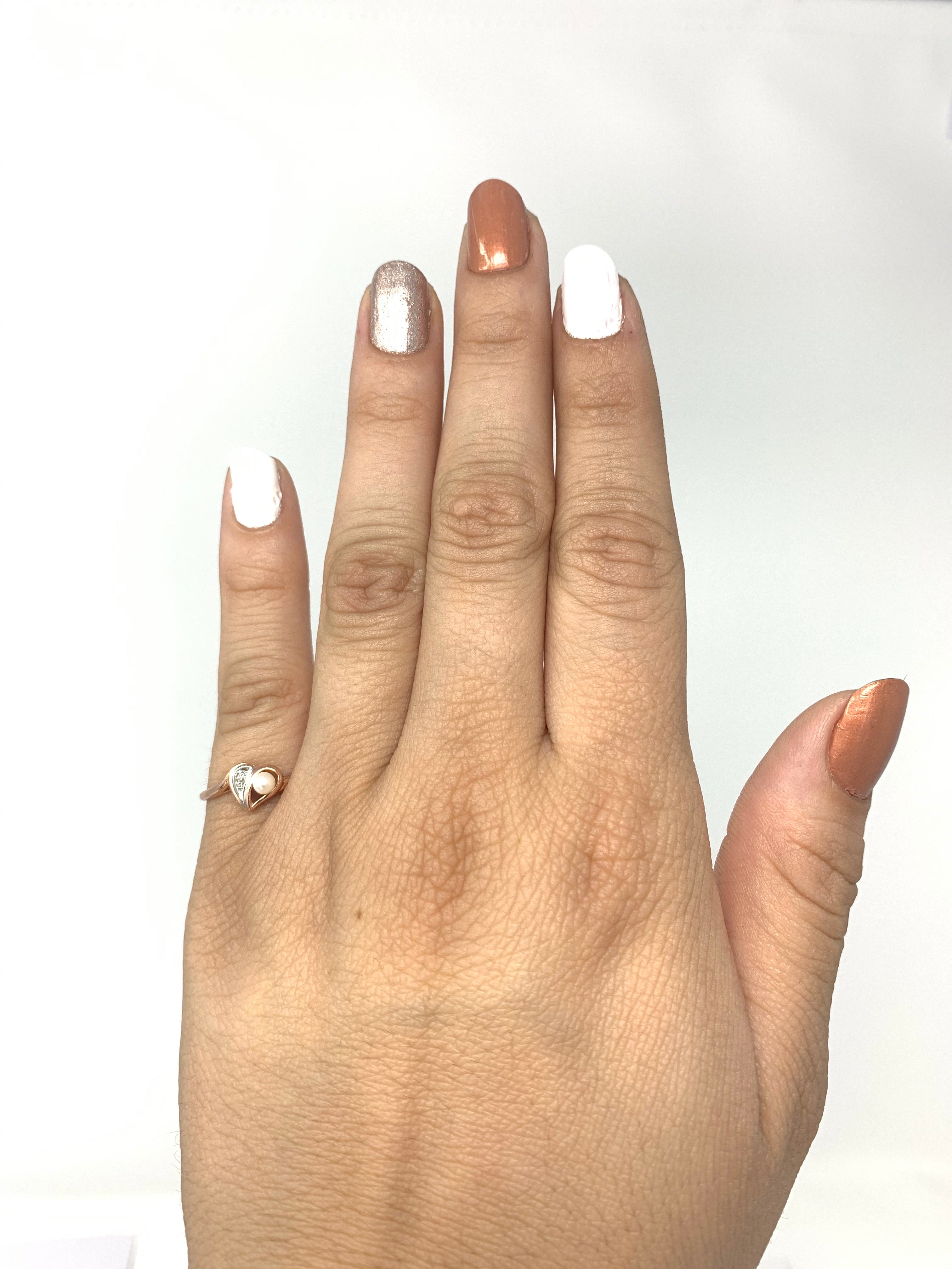 Pearl & Diamond Ring