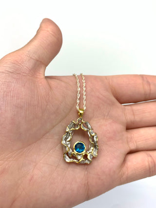 Blue Topaz Pendant