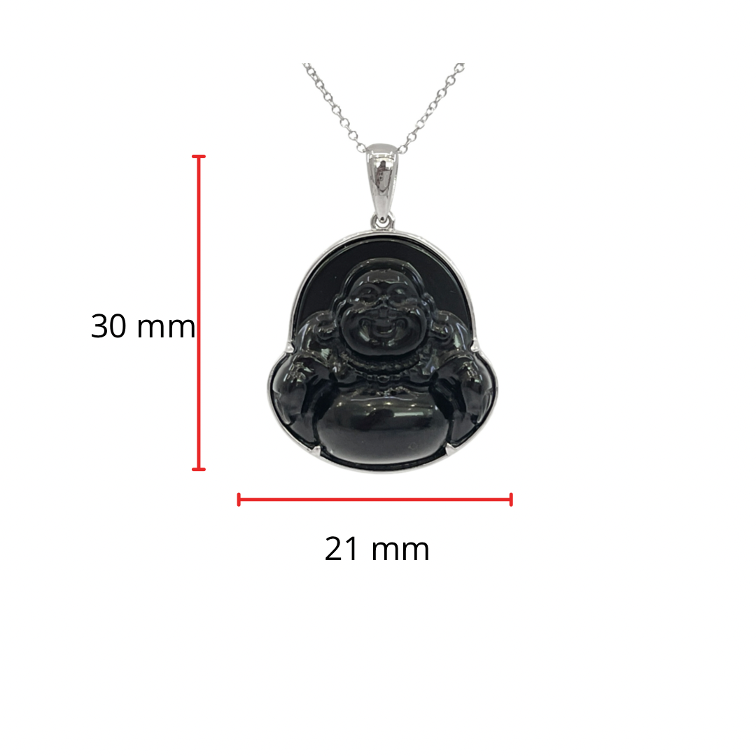 Jade best sale buddha necklace