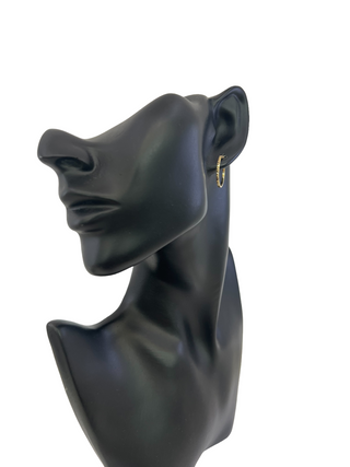 10K Yellow Gold 18mm Earrings