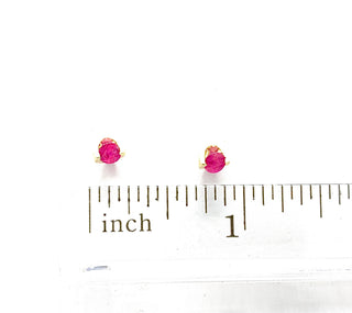 Pendientes Rubí
