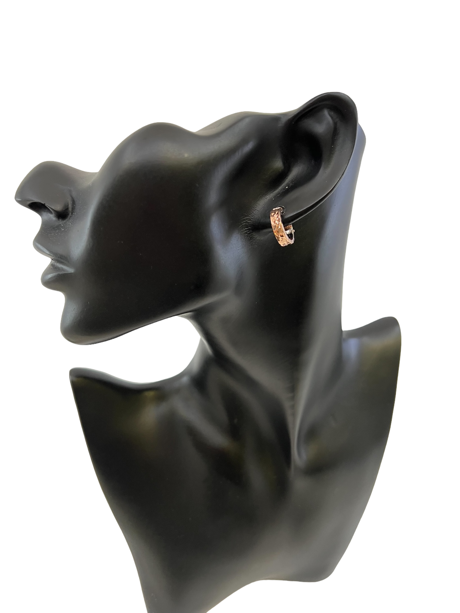 10K Rose Gold 15mm Earrings