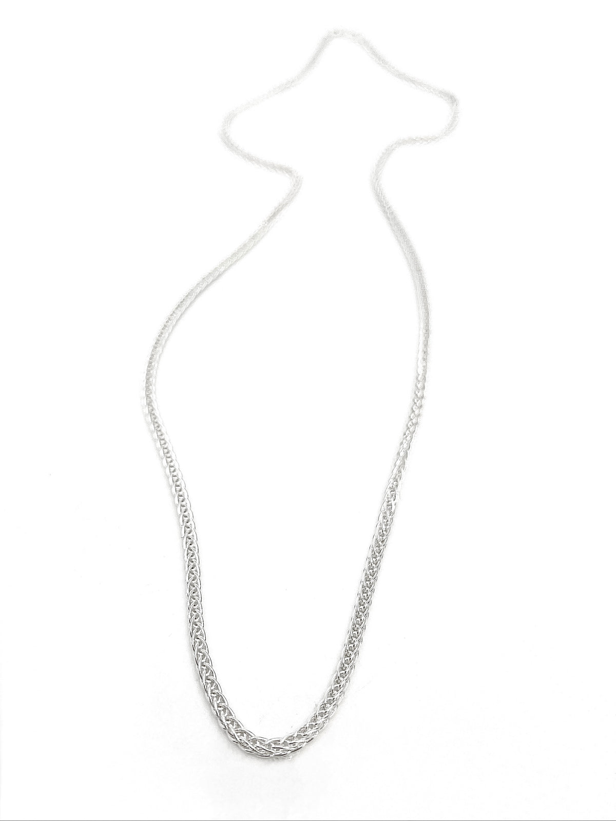 Sterling Silver Wheat Chain 24&quot;