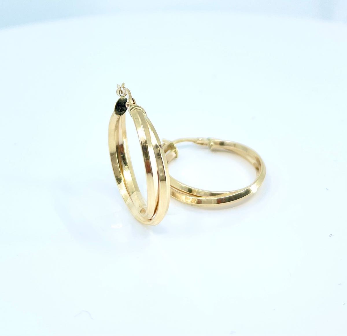 10K Yellow Gold Hoop Earrings