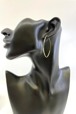 10K Yellow Gold 48mm Earrings