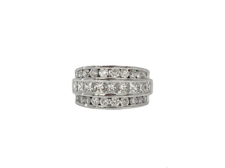 14K White Gold 2.20cttw Diamond Ring
