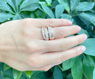 10K Rose Gold Gold 1.00cttw Diamond Ring