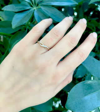 10K Yellow Gold Diamond 0.10cttw Ring