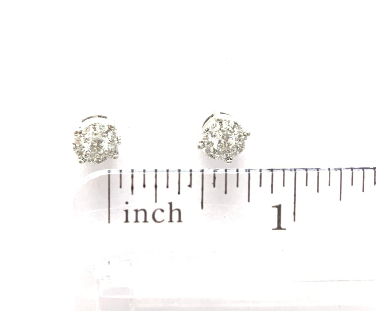 Pendientes de diamantes