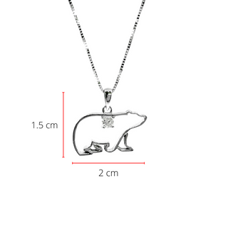 Colgante de oro blanco de 10 quilates con diamante canadiense de 0,083 quilates de talla redonda, 18"