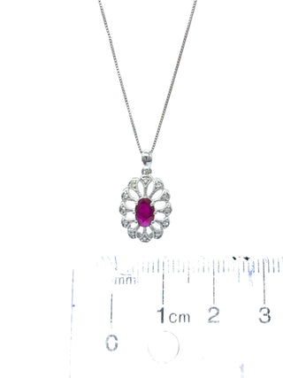 Ruby and Diamond Pendant