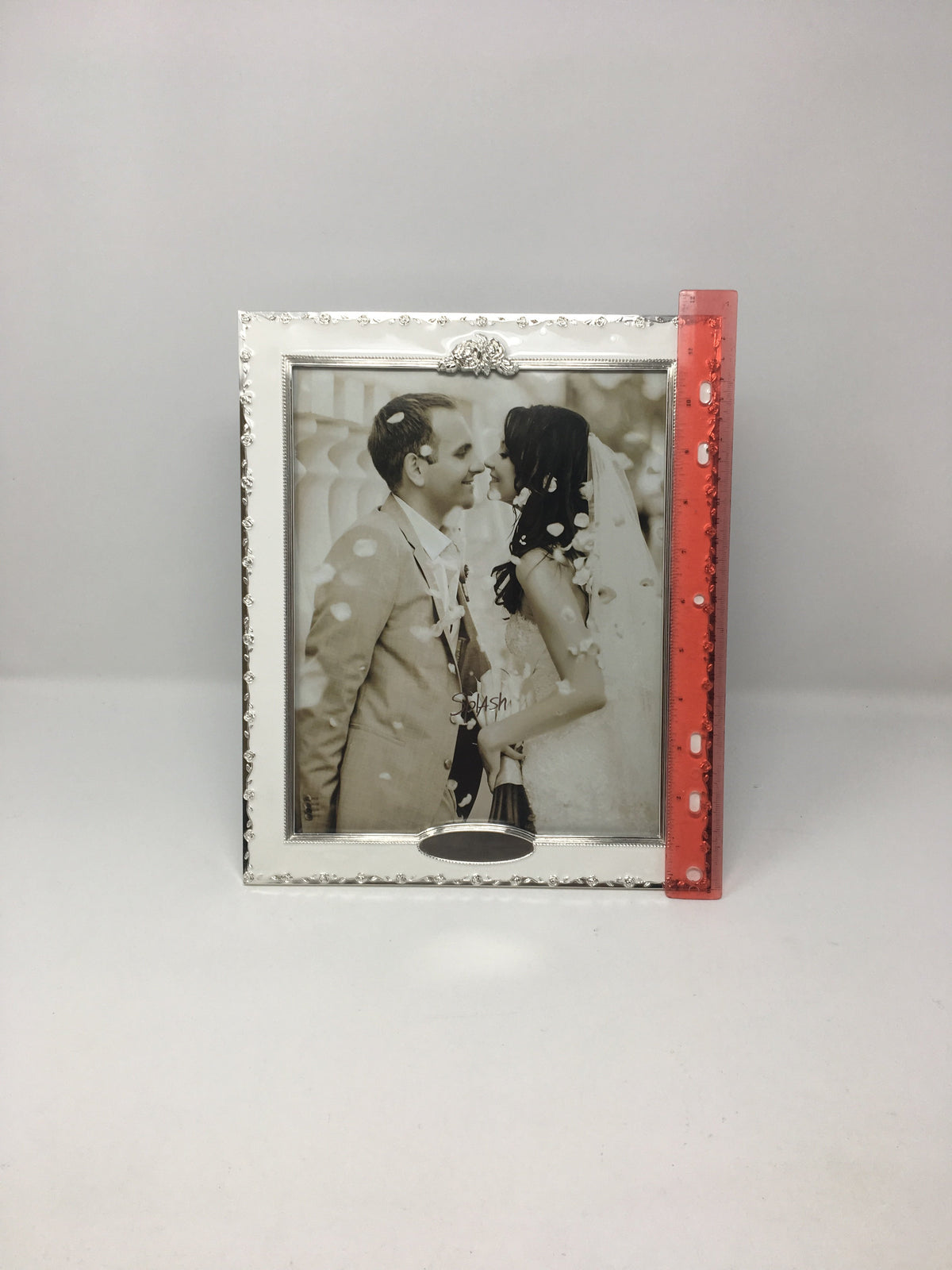 Picture Frame Silver with White Epoxy