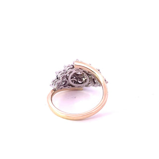 Anillo de diamantes de 1,00 quilates en oro amarillo de 10 quilates - talla 6,5