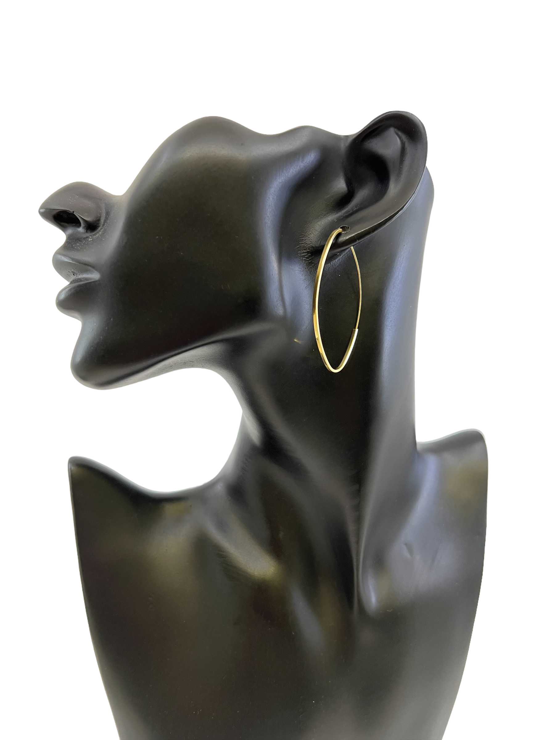 10K Yellow Gold 48mm Earrings