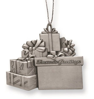 Paquetes de regalo de peltre Adorno grabable