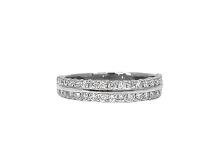10K White  Gold 0.50cttw Diamond Ring / Band
