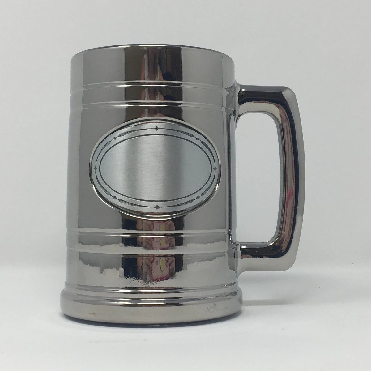 Beer Stein with Metallic Finish