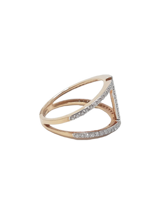 10K Rose Gold 0.40cttw Diamond Ring